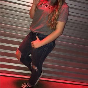 Amethyst Jeans with Holes